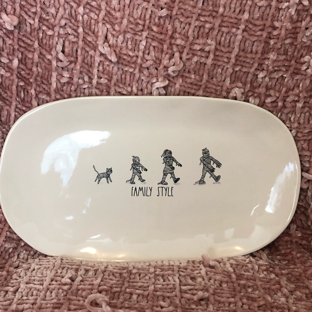 Rae Dunn large mummy Tray